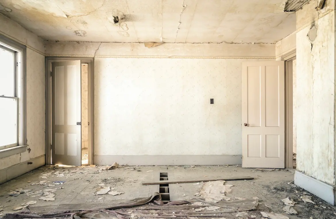 Waste disposal crew managing a cleanout project in Red Bay